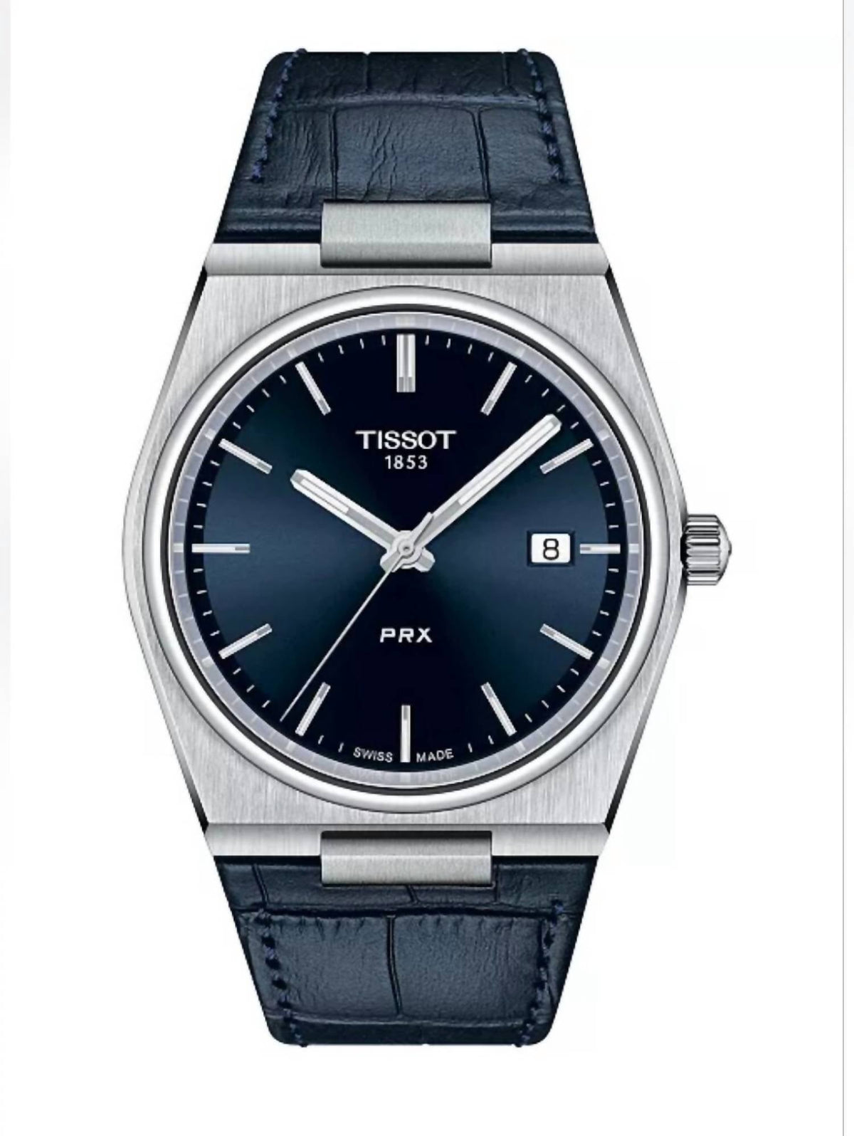 Men's Prx Leather Strap 40Mm Watch In Blue