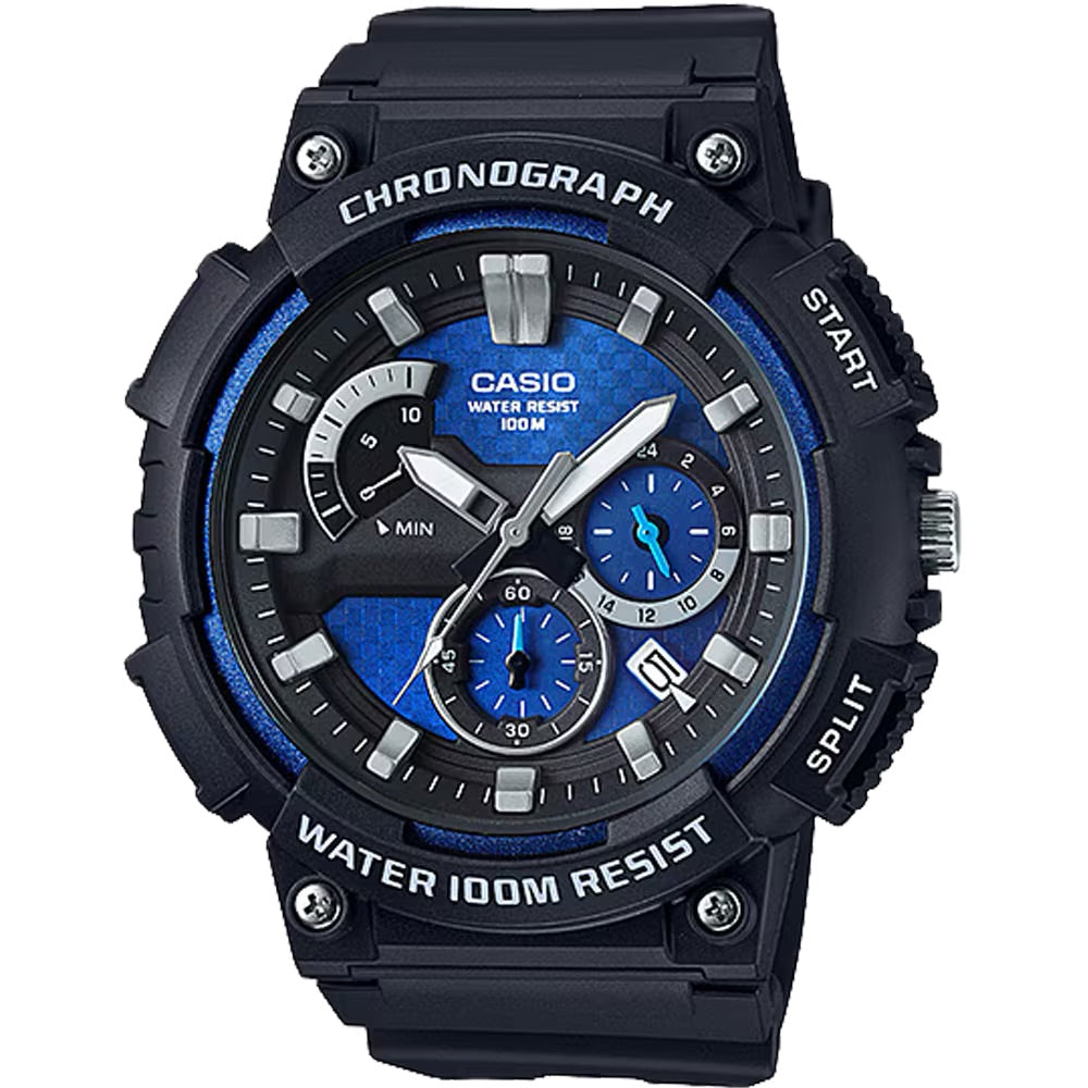 Casio Men's Chronograph Sport Watch with Blue Dial - MCW-200H-2AV