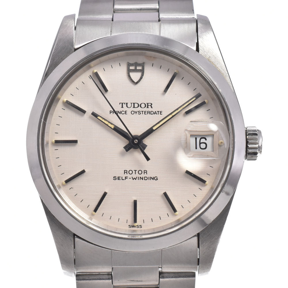 Tudor Prince Date Automatic Stainless Steel And gold With Diamonds Watch (Pre-Owned)