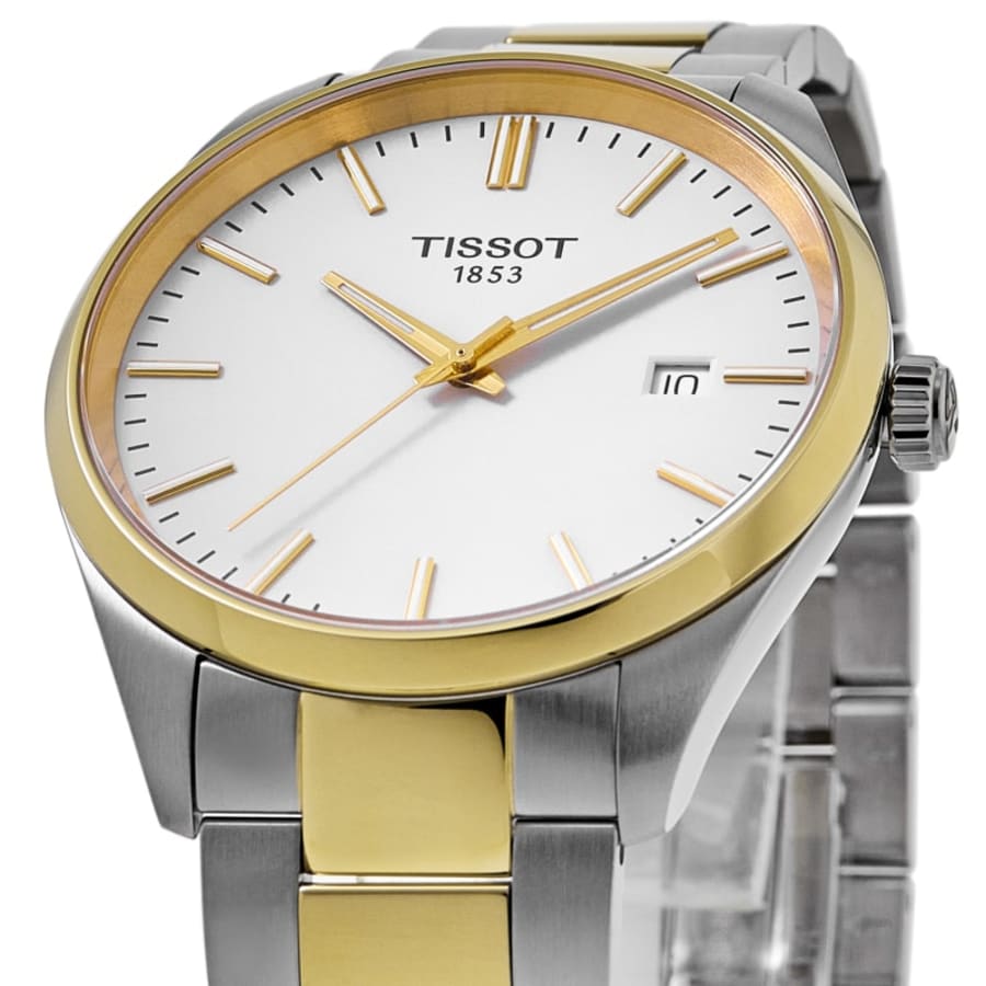 Tissot PR 100 Quartz White Dial Stainless Steel Men's Watch T150.410.22.011.00