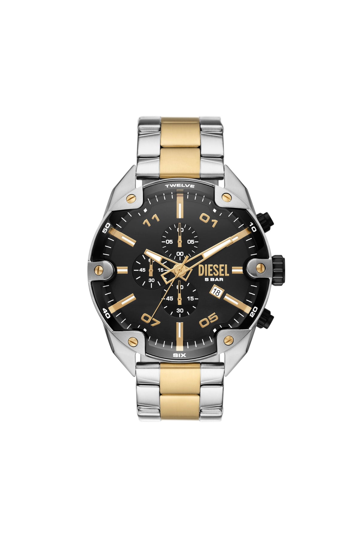 Spiked Stainless Steel Watch
