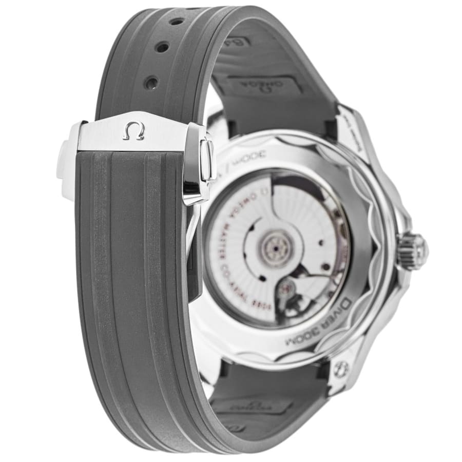Omega Seamaster Diver 300M Automatic Grey Dial Rubber Strap Men's Watch 210.32.42.20.06.002