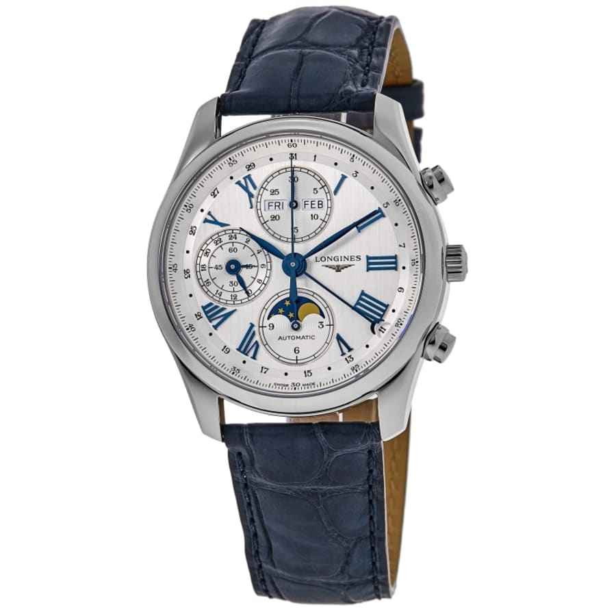 Longines Master Collection Automatic 40mm Silver Dial Leather Strap Men's Watch L2.673.4.71.2