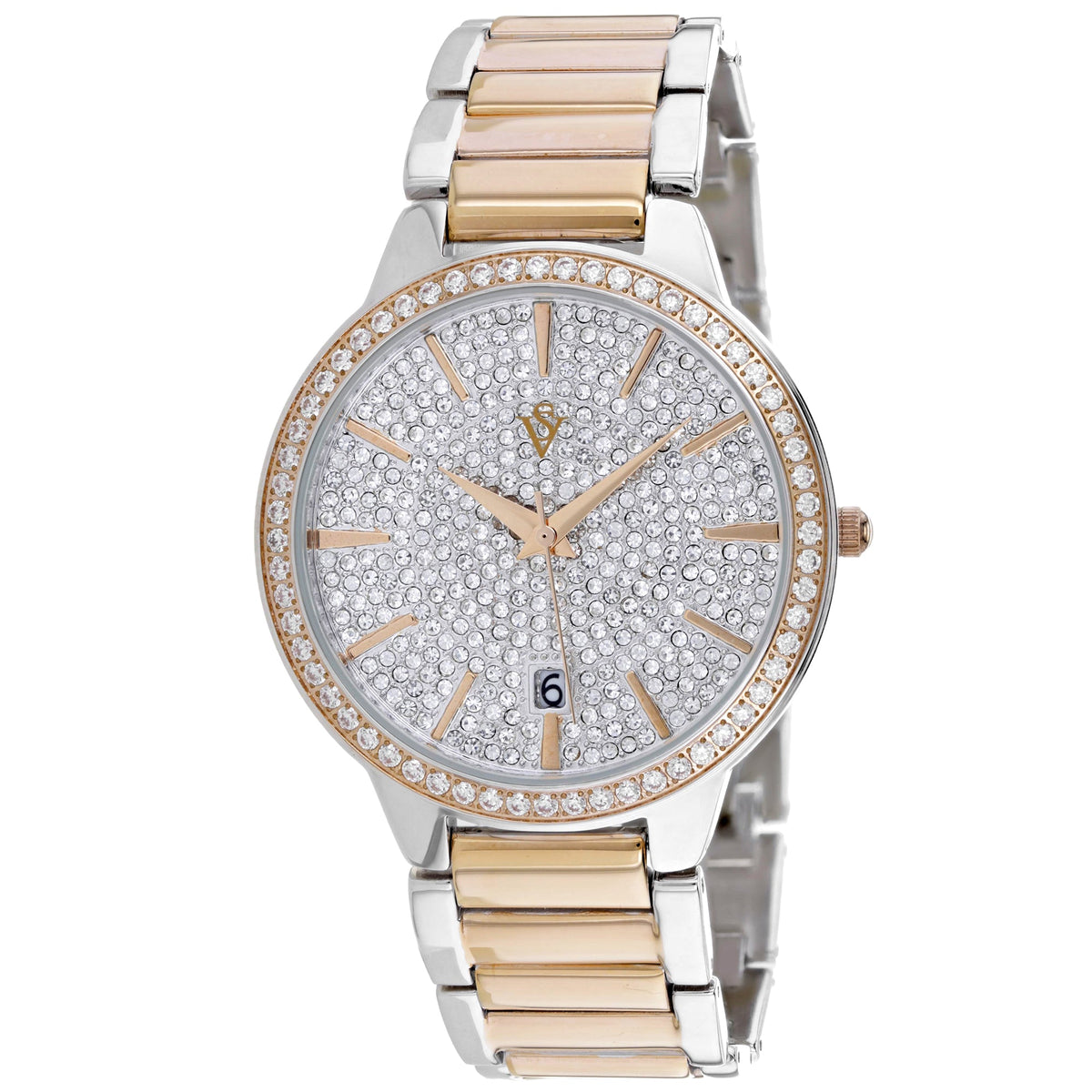 Christian Van Sant Women's Alessia Silver Round 38mm