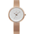 Obaku Women's Lys White Round 34mm