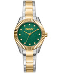 DKNY EVERYDAY Chambers Glitz Dark Green Womens Watch