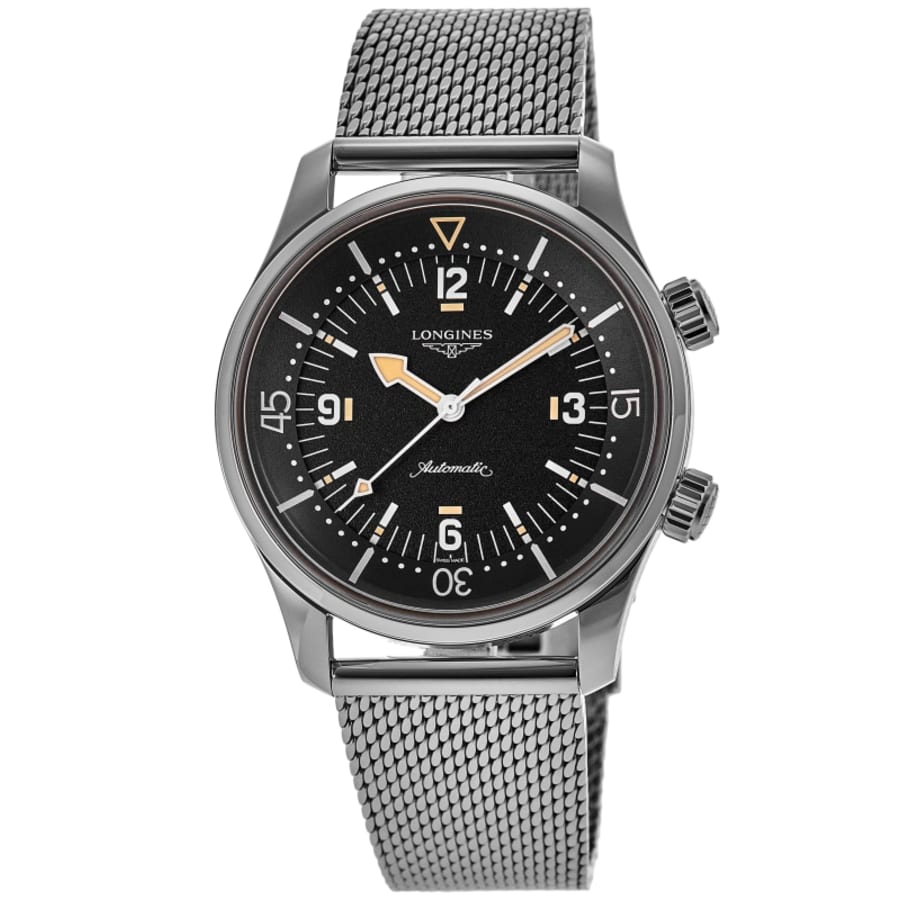 Longines Legend Diver 59 Black Dial Stainless Steel Men's Watch L3.795.4.59.9