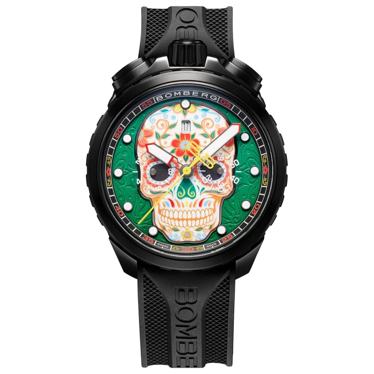 Bomberg Men's BOLT-68 Heritage 45mm Quartz Watch BS45CHPBA.060-7.12