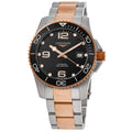 Longines HydroConquest Automatic Black Dial Rose Gold & Steel  Men's Watch L3.782.3.58.7