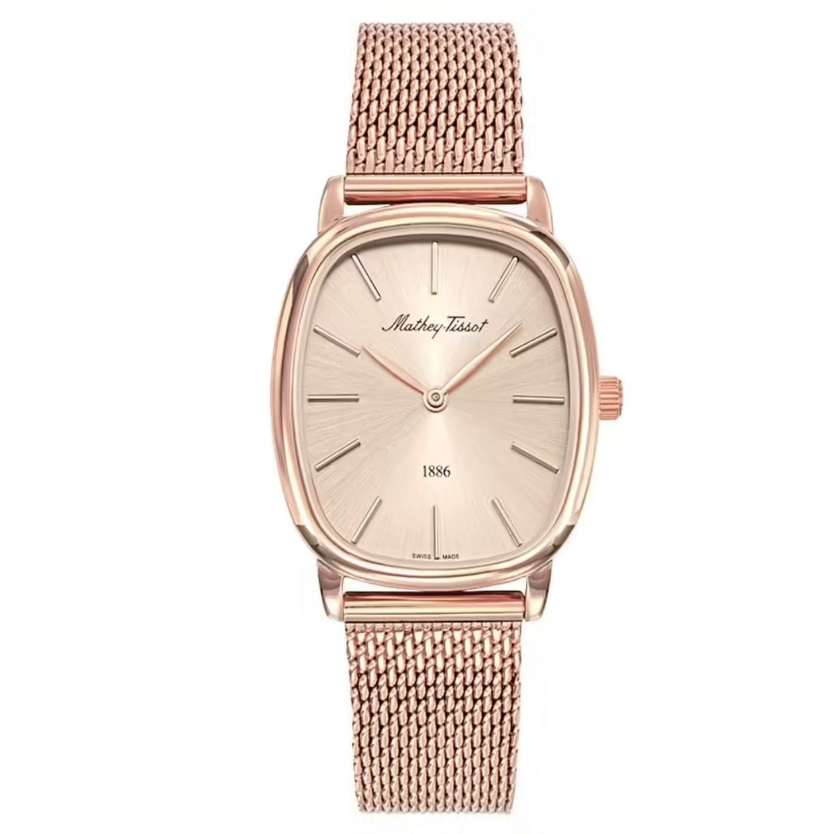 Mathey-Tissot Men's Martin Pink Dial Watch