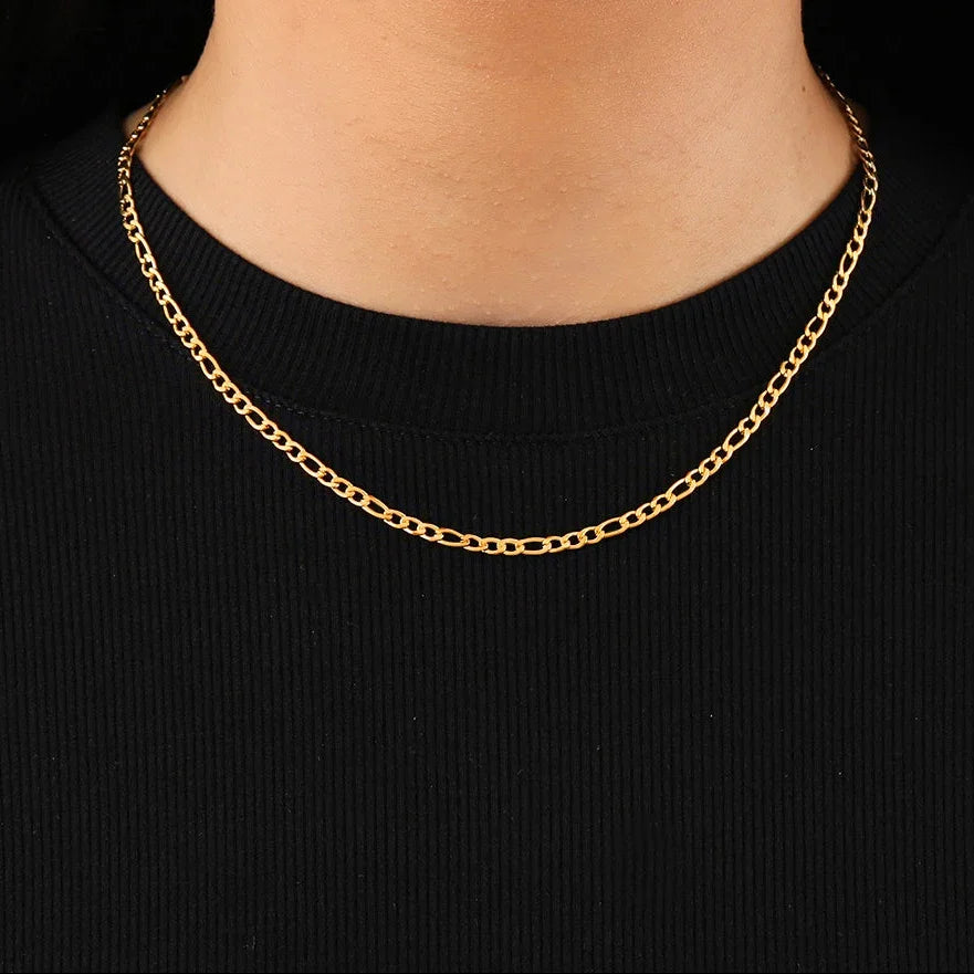 Figaro Chain Necklace - 3mm