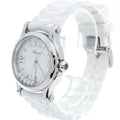 Chopard Happy Sport Quartz Stainless Steel With Floating Diamonds Watch (Pre-Owned)