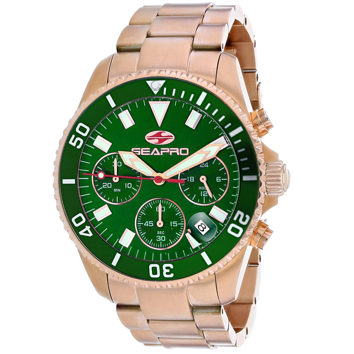 Seapro Men's Green dial Watch