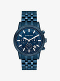Oversized Hutton Blue-Tone Watch