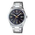 Casio Men’s Black Dial Analog Watch with Stainless Steel Bracelet - MTP-1302D-1A2V