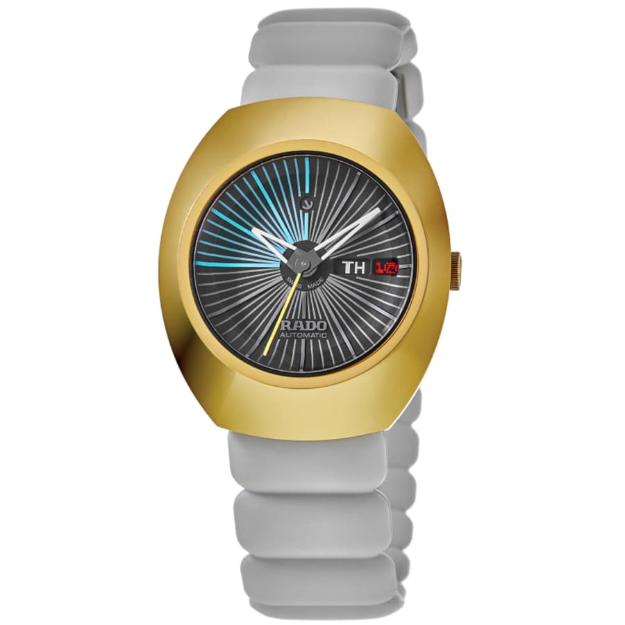 Rado DiaStar Original X Tej Chauhan Special Edition Black Dial Rubber Strap Men's Watch R12165155