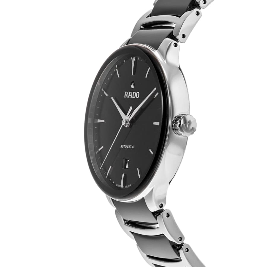 Rado Centrix Automatic Black Dial Ceramic & Stainless Steel Men's Watch R30018152