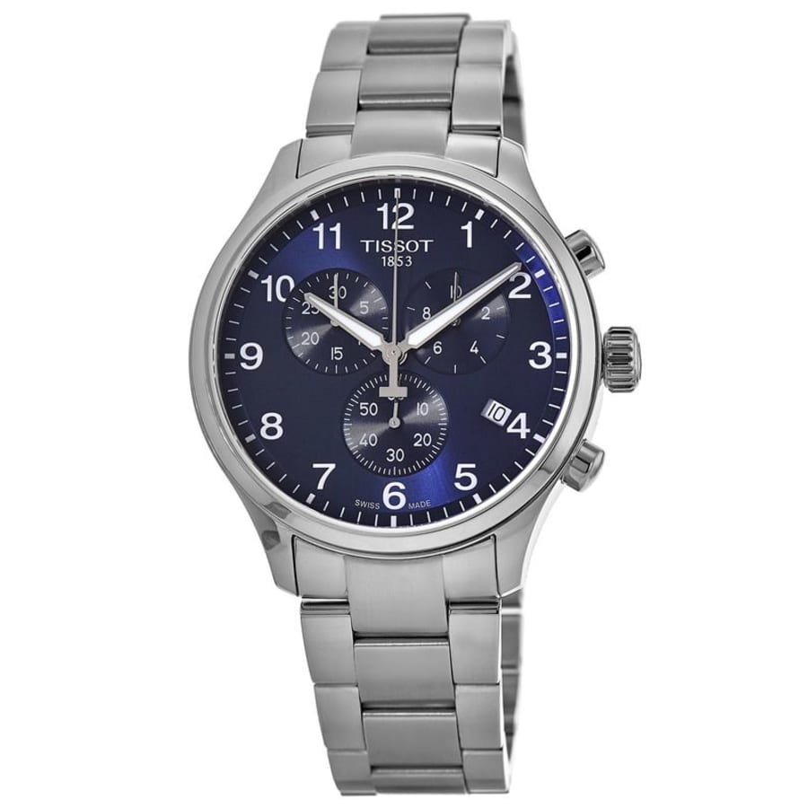 Tissot Chrono XL Classic Blue Dial Stainless Steel Men's Watch T116.617.11.047.01