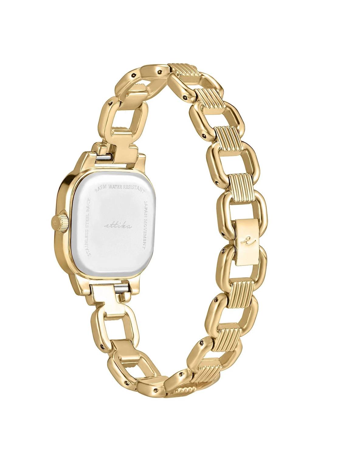 Women's Classic Square Bracelet Watch In Gold