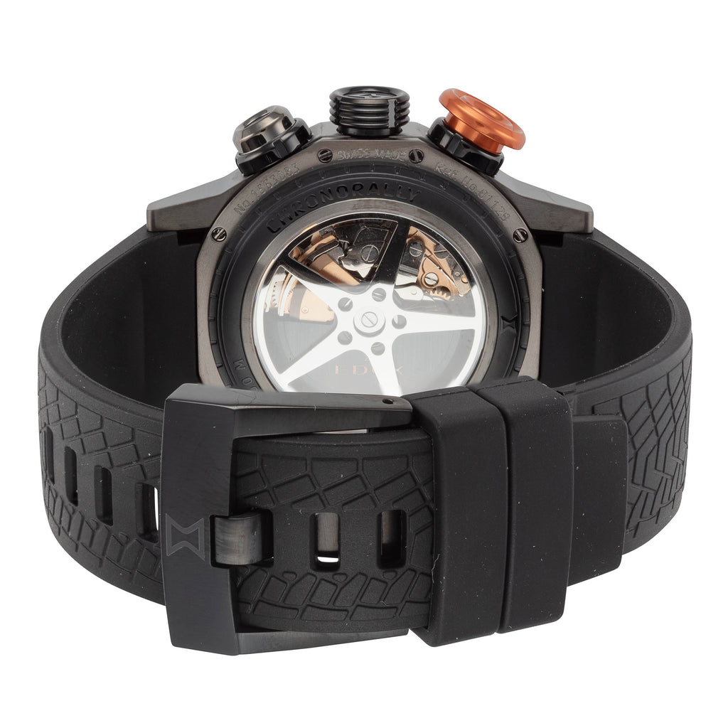 Edox Men's Chronorally 45mm Automatic Watch