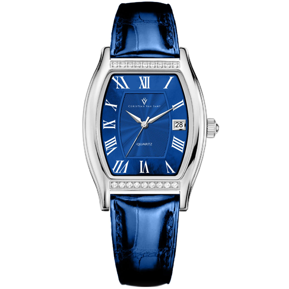Christian Van Sant Women's Gemma Blue Square 34mm
