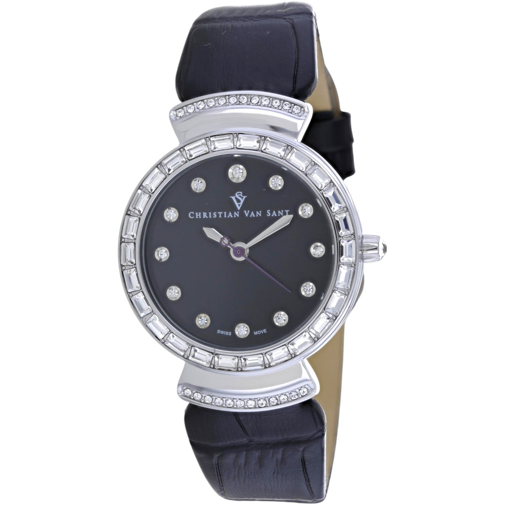 Christian Van Sant Women's Nova Black Round 34mm