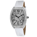 Christian Van Sant Women's Elegant White Tonneau 42mm