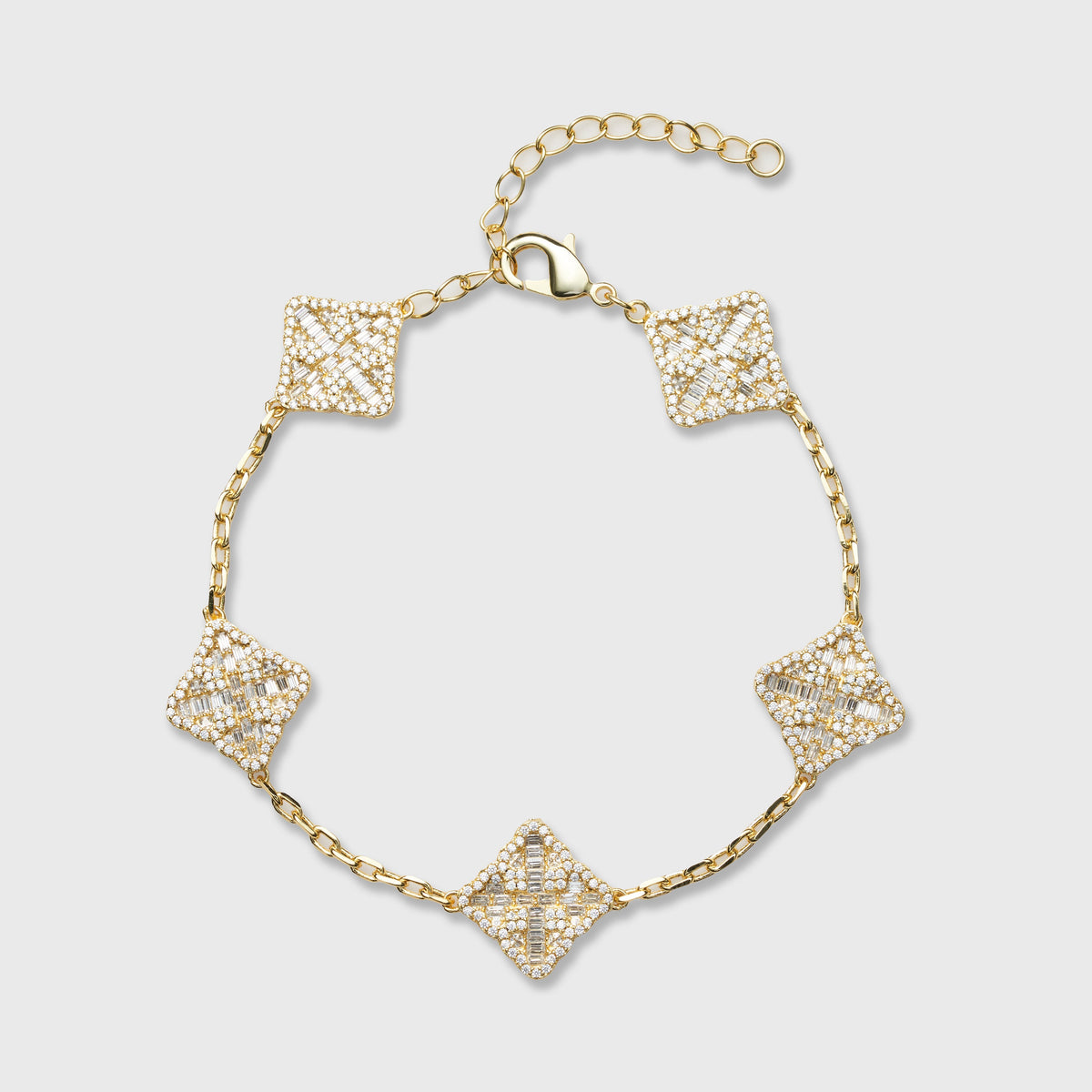 Clover Royale Chain + Bracelet (Gold)