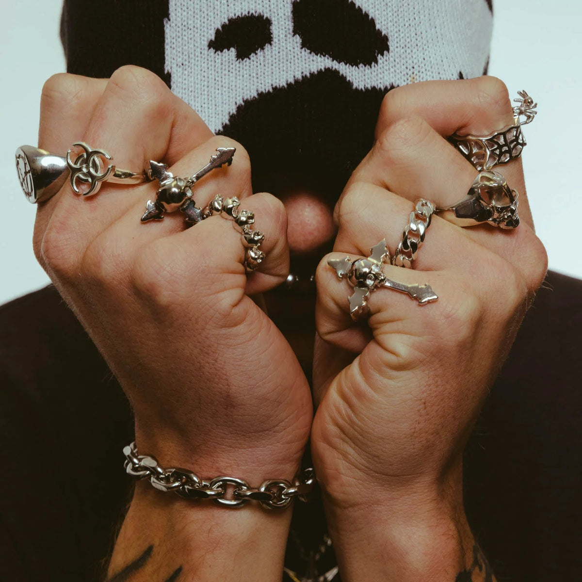 10 STAGES OF ADDICTION RING
