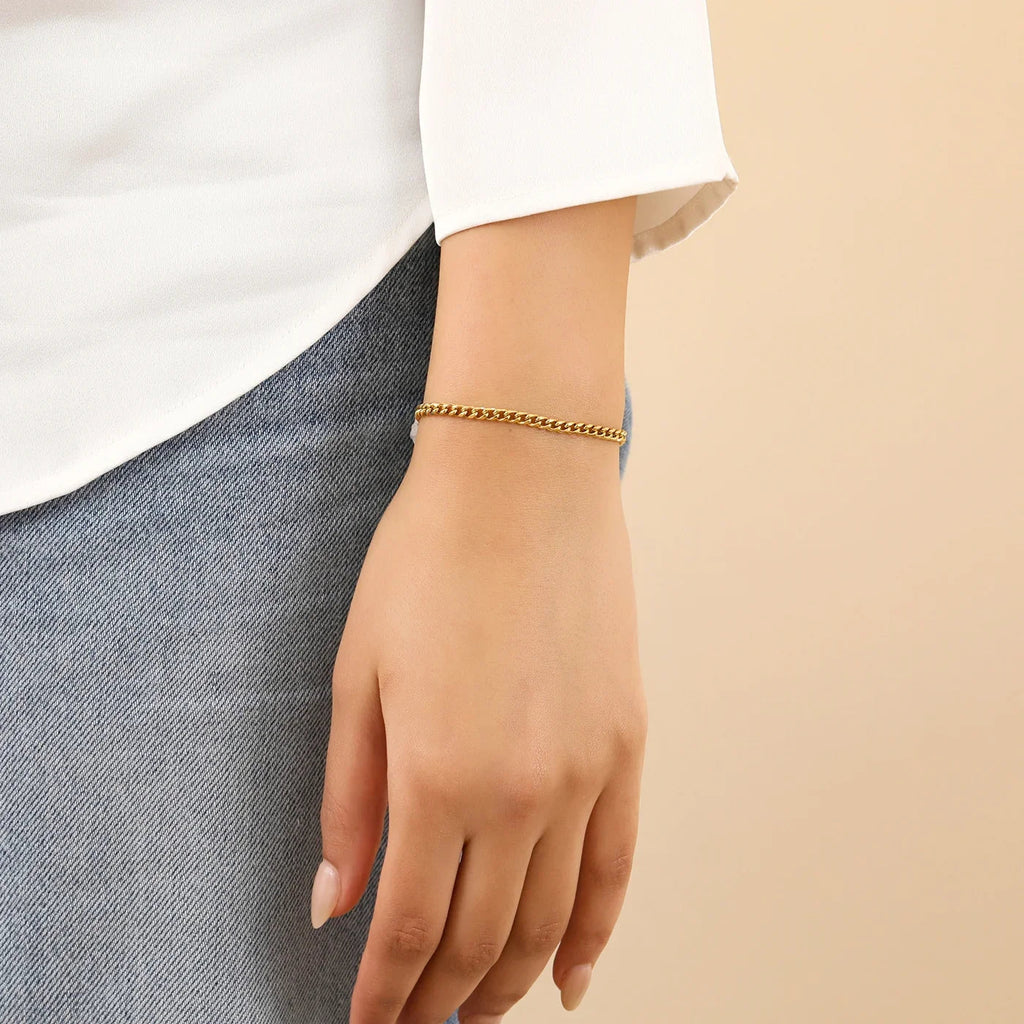 Cuban Link Bracelet - 3mm