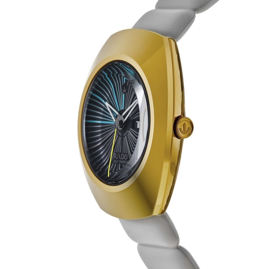 Rado DiaStar Original X Tej Chauhan Special Edition Black Dial Rubber Strap Men's Watch R12165155