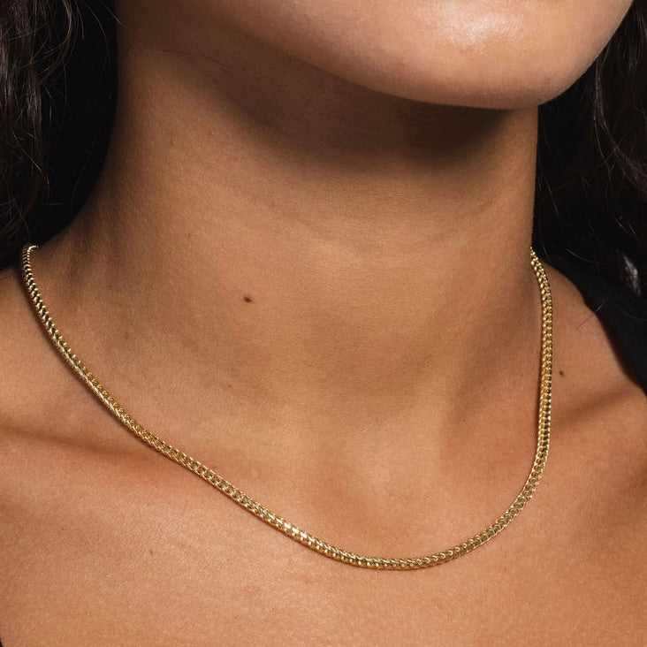 Solid Gold Franco Chain (2.3mm)