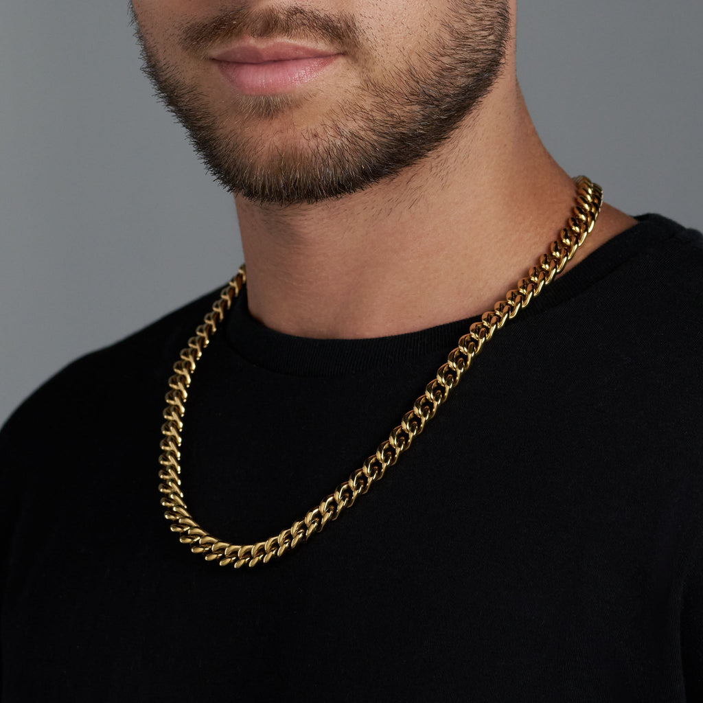 Cuban Link Chain (Gold) - 10mm