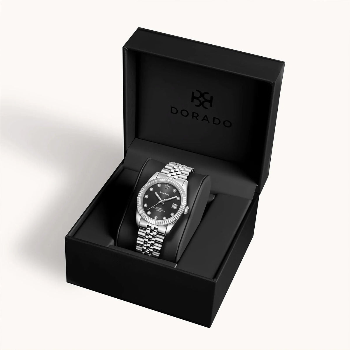 DORADO Silver Timeless Watch - Black