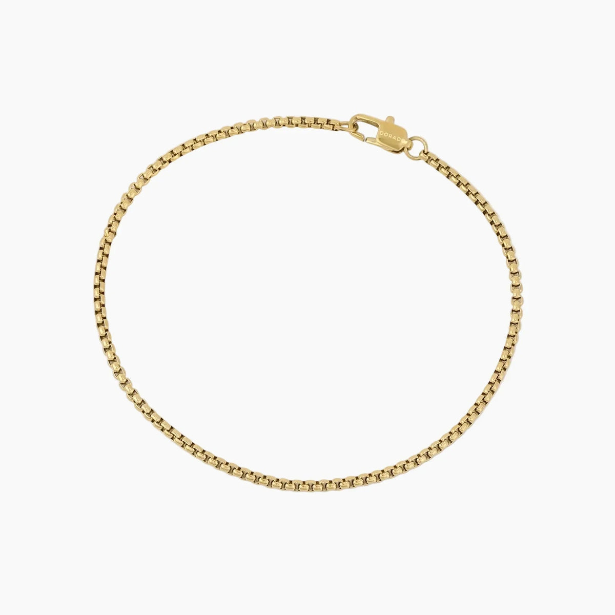 Mens Box Chain Bracelet - 2mm