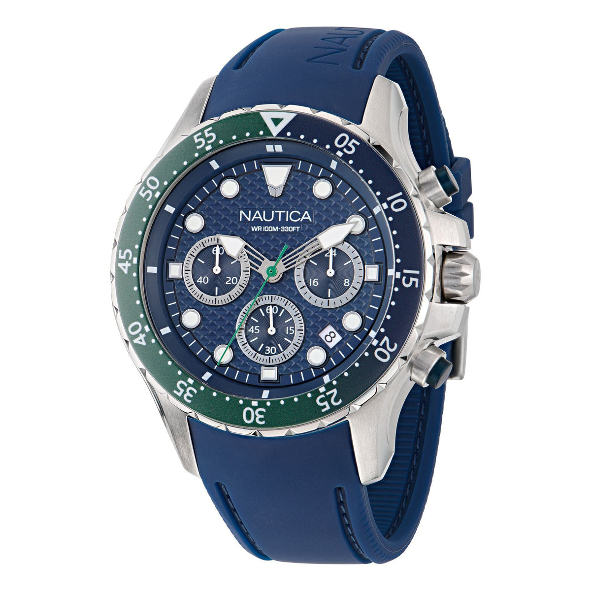 Nautica Nst Chronograph Silicone Watch