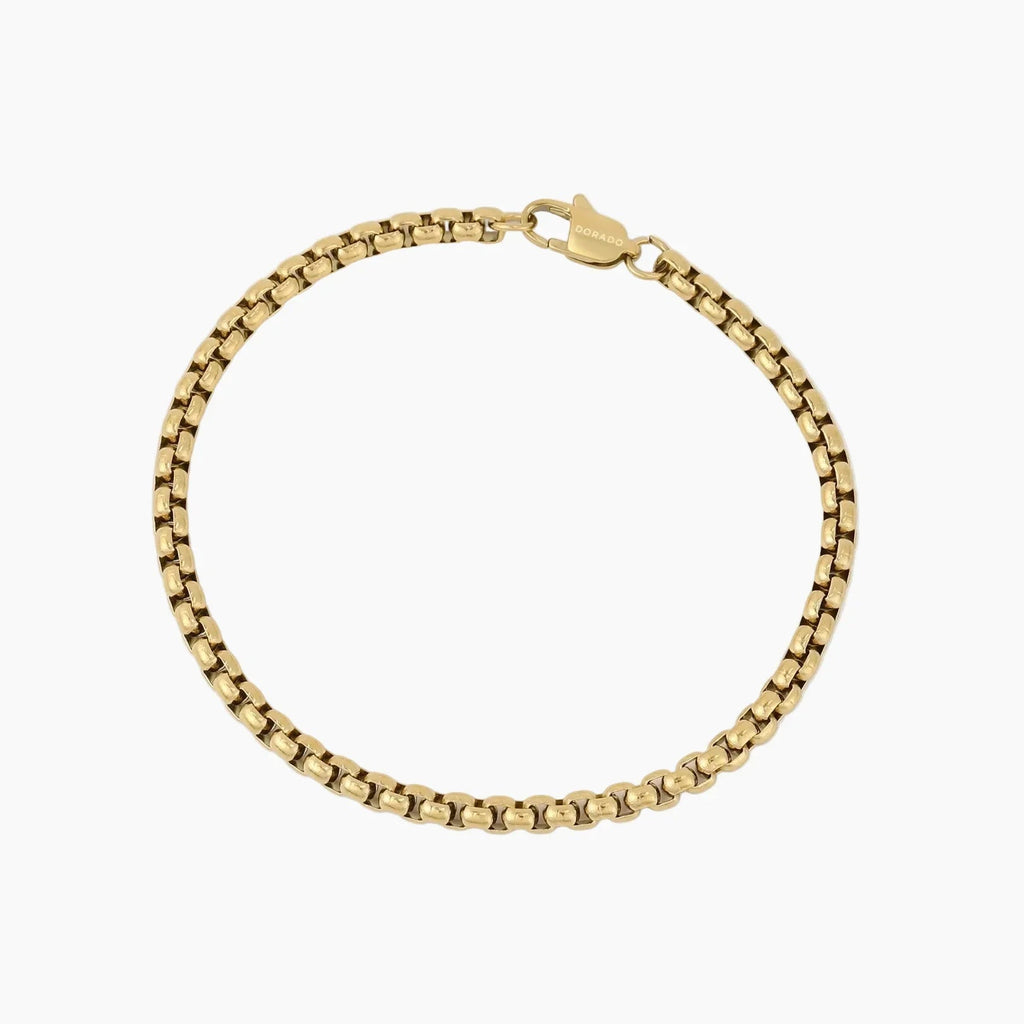 Mens Box Chain Bracelet - 4mm