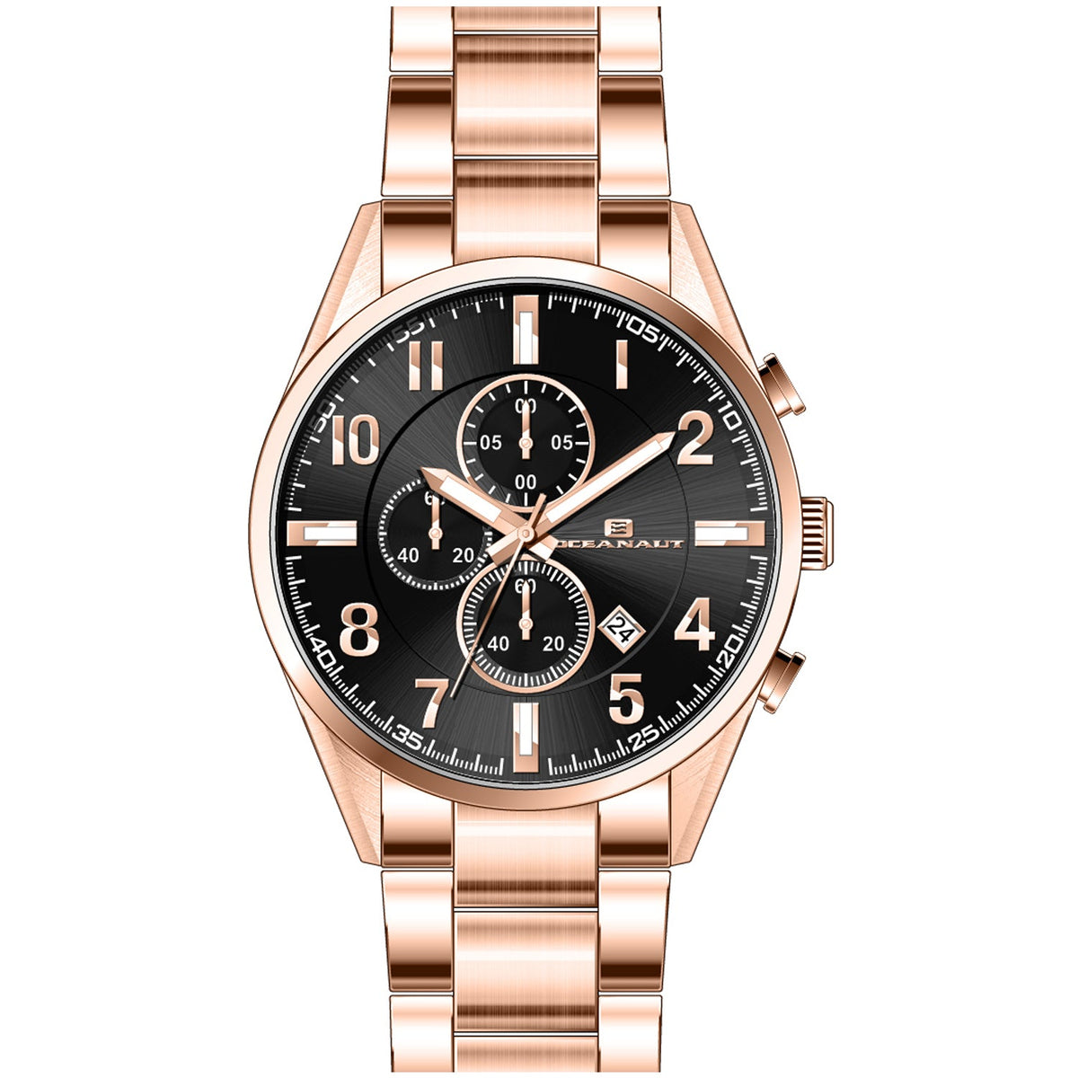 Oceanaut Men's Escapade Black Round 46mm