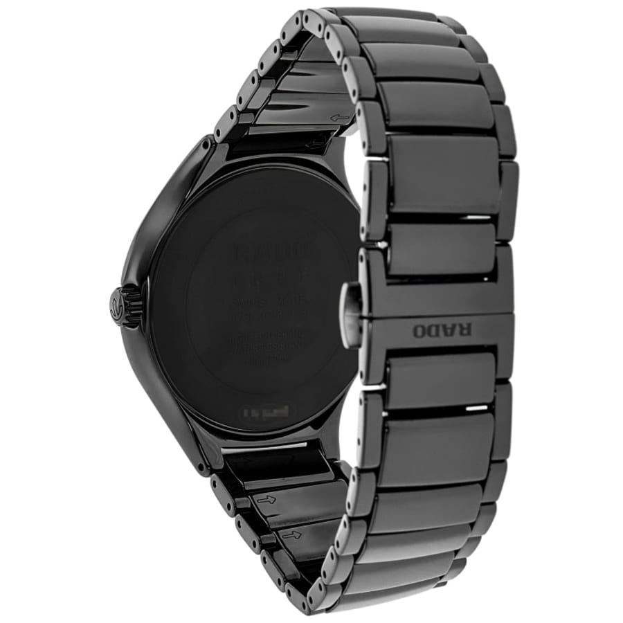 Rado TRUE Round Diamonds Black Dial Ceramic Unisex Watch R27238712
