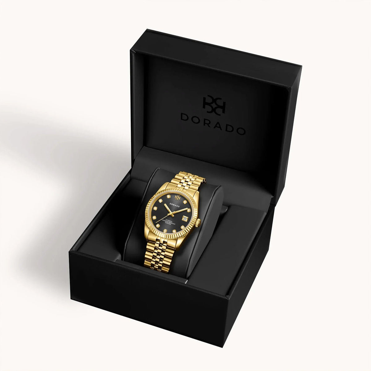 DORADO Gold Timeless Watch - Black