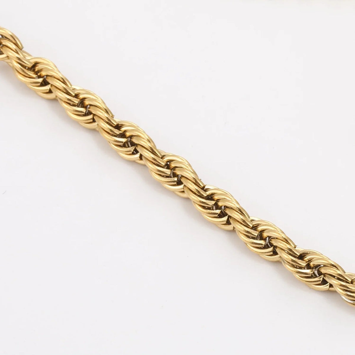 Mens Rope Chain Bracelet - 4mm
