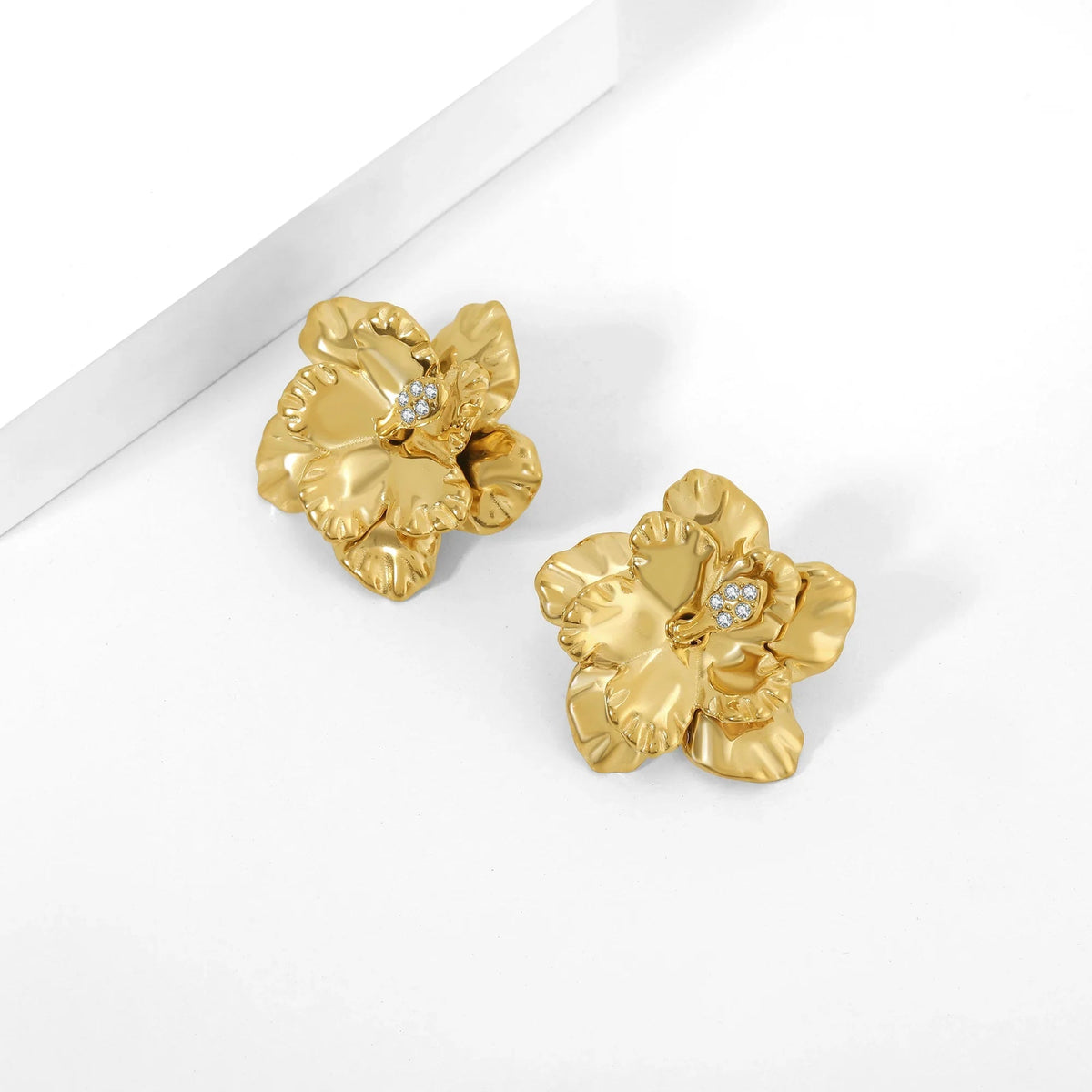 Hibiscus Petal Earrings