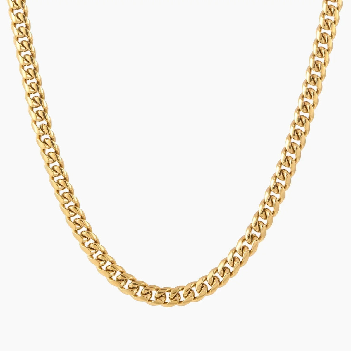 Mens Miami Cuban Link Chain - 8mm