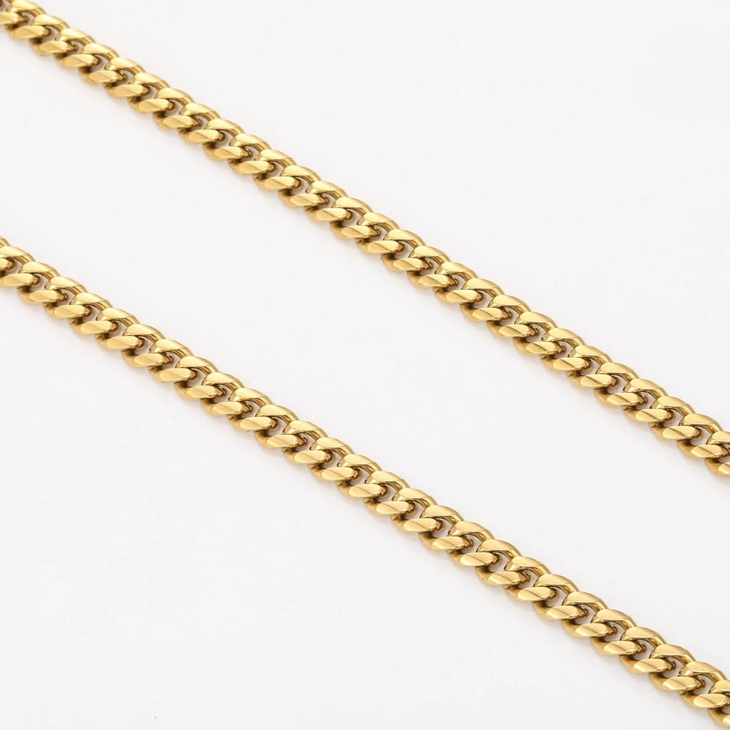 Mens Miami Cuban Link Chain - 5mm