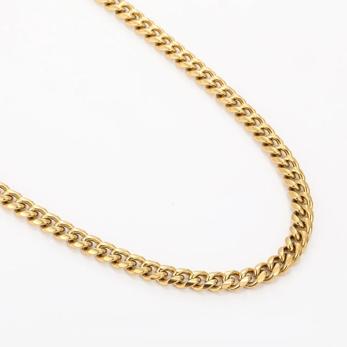 Mens Miami Cuban Link Chain - 8mm