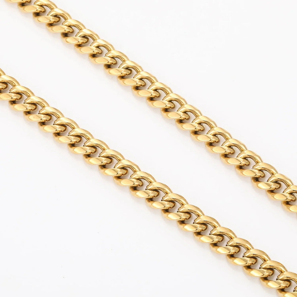 Mens Miami Cuban Link Chain - 8mm