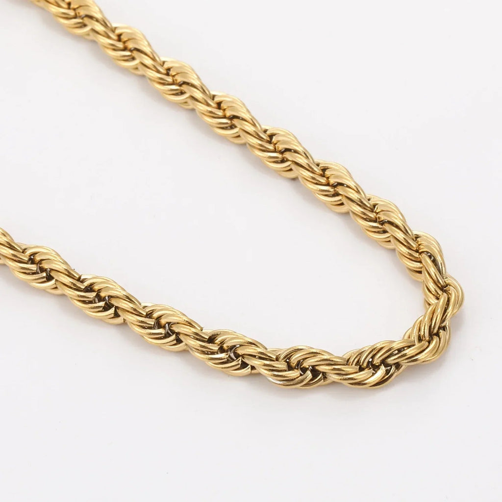 Mens Rope Chain Bracelet - 4mm