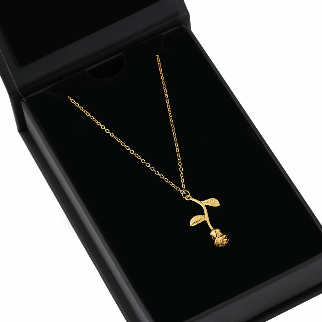Rose Pendant Necklace