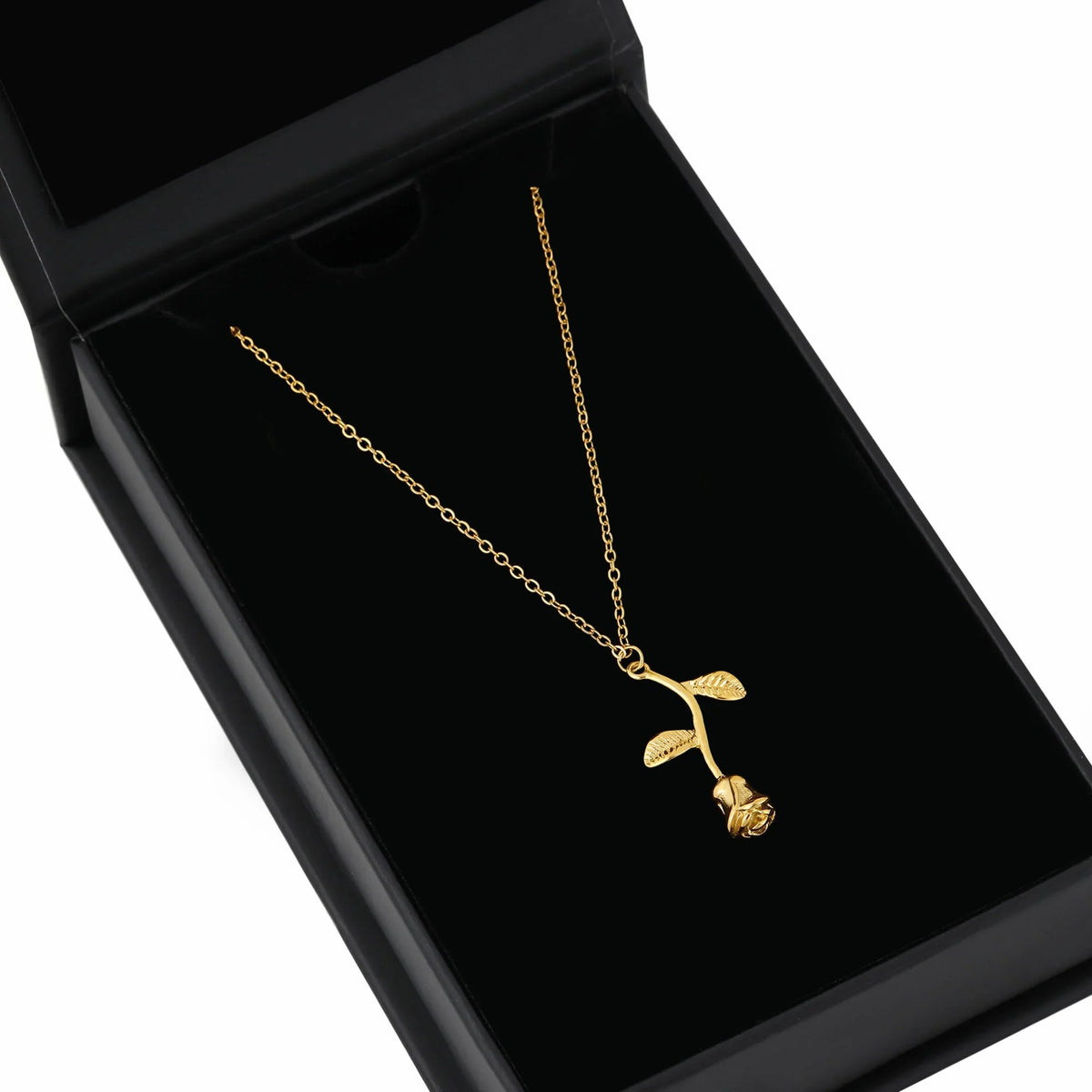 Rose Pendant Necklace