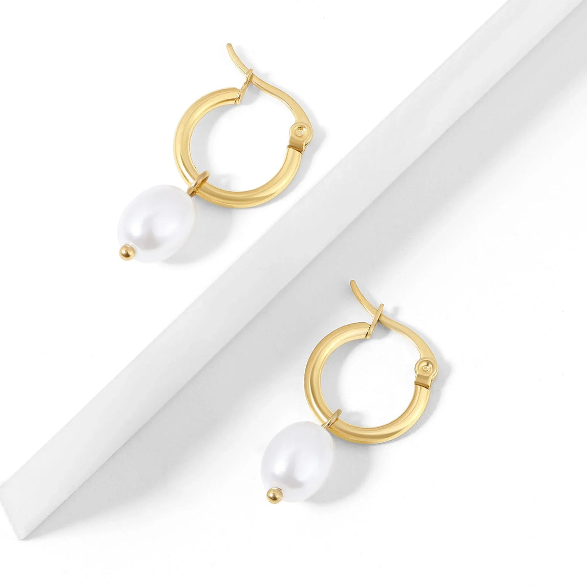 Freshwater Pearl Charm Earrings